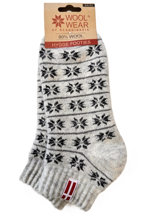Hygge ankelsokker og uldsokker fra WOOLWEAR of Scandinavia af 80% uld