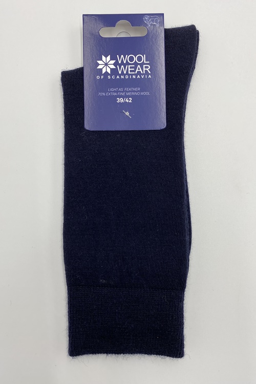 Merinouldssokker tynde 70% fine merino fra WOOLWEAR of Scandinavia