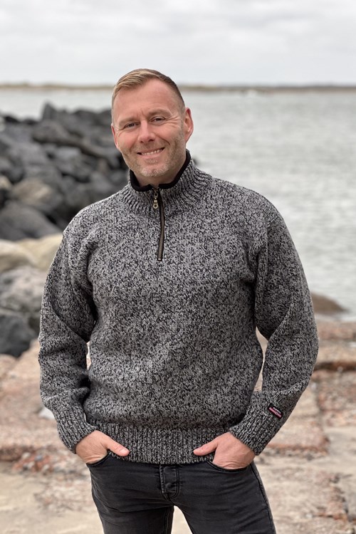 Original Norsk NANSEN sweater af 100% uld by NORWOOL