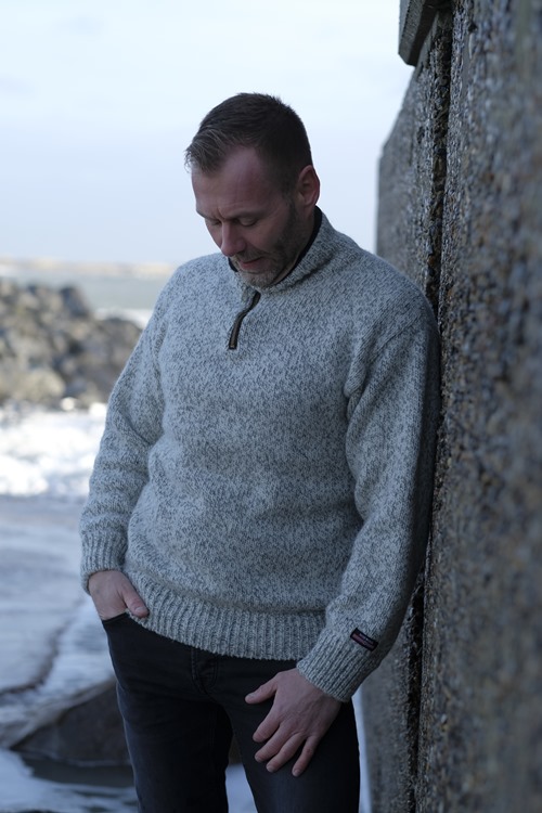 Norsk NANSEN sweater af 100% uld by NORWOOL