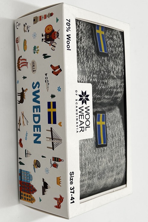 Sweden GiftBox 2-pack med uldsokker 70% uld