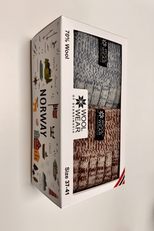 Ragsokke GiftBox 2-pack med ragsokker 70% uld