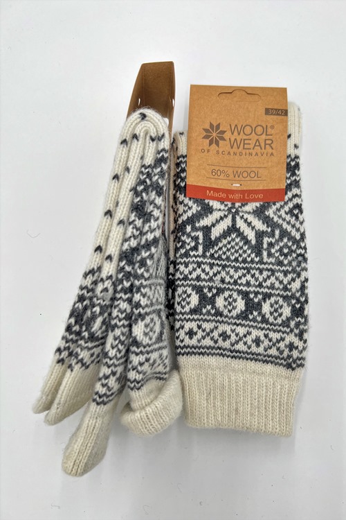 Hygge Sokker 80% uld fra WOOLWEAR of Scandinavia®