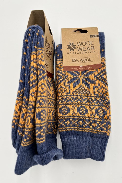 Lammeulds sokker i 60% uld fra WOOLWEAR of Scandinavia®
