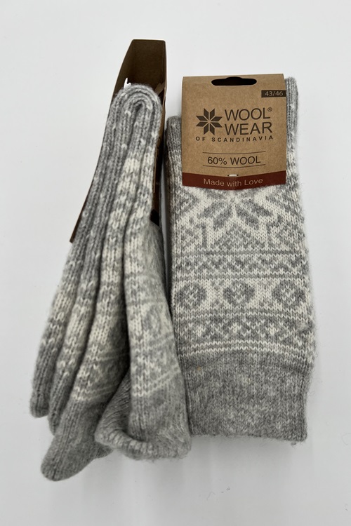 kvalitets uldsokker 60% uld fra WOOLWEAR of Scandinavia®