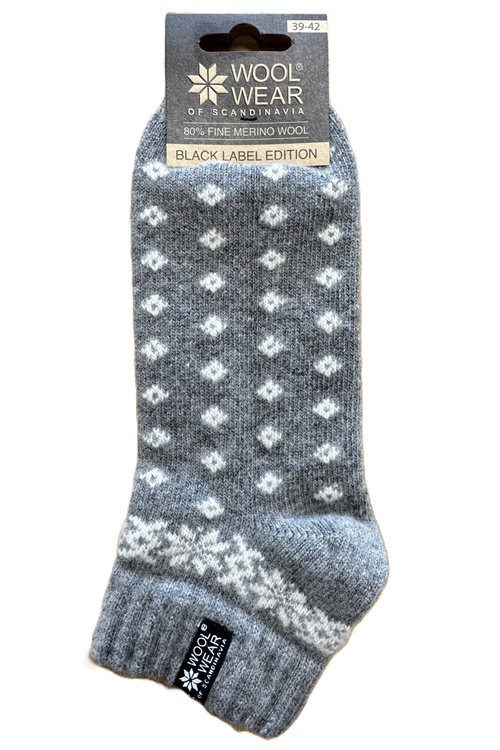 Merino ankelsokker 80% merinould fra WOOLWEAR of Scandinavia