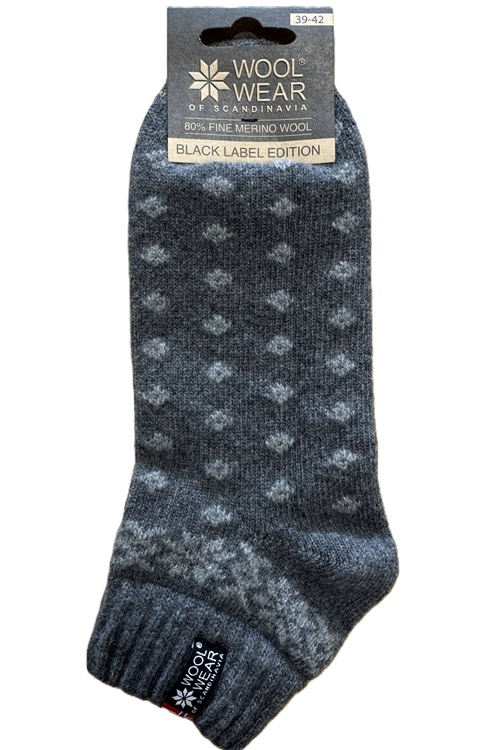 Luksus merino ankelsokker 80% ultrafin merinould by WOOLWEAR of Scandinavia