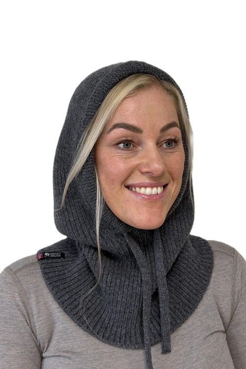 Balaclava og uldhuer af 100% merinould by WOOLWEAR of Scandinavia