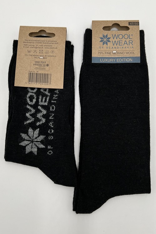 Tynde merinosokker fra WOOLWEAR of Scandinavia