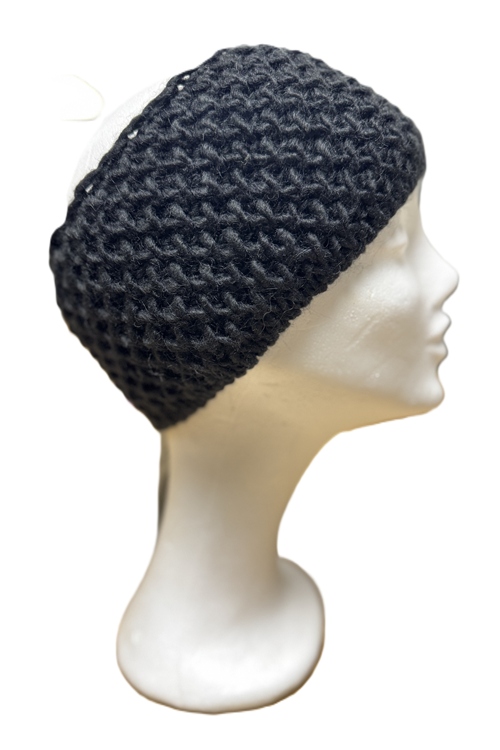 Uld pandebånd i strik fra Ninas Huer