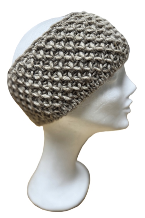 Uldne strik pandebånd fra Ninas Huer