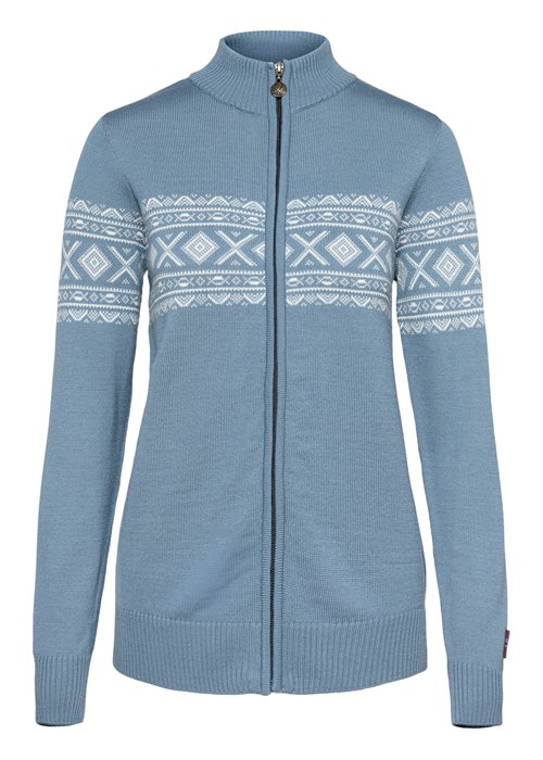 Norsk dame cardigan af 100% fine merinould