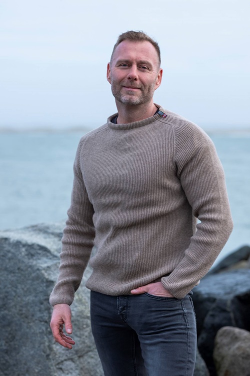 Merinoulds striktrøje fra WOOLWEAR of Scandinavia af 100% fine merinould