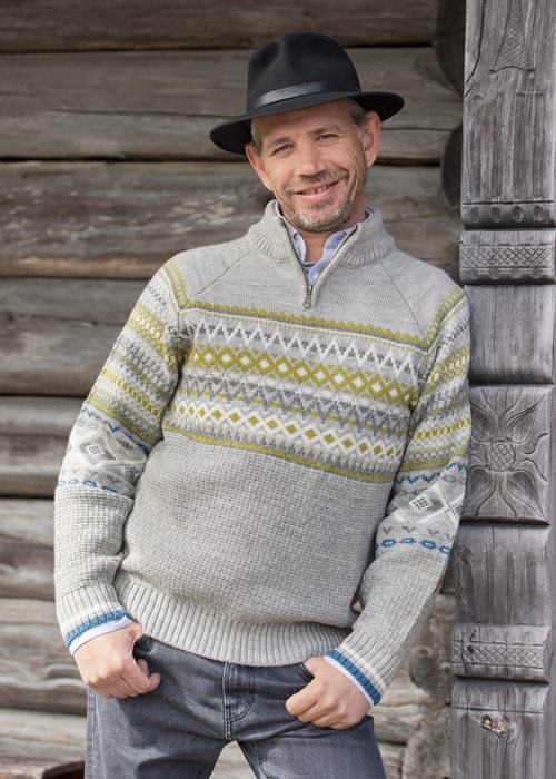 blød kamgarns sweater fra Arctic Circle of Norway