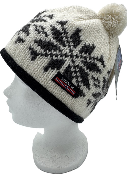 Uldne huer af 100% uld fra NORWOOL