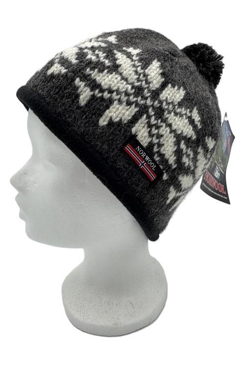 Uldne uldhuer af 100% uld fra norske NORWOOL