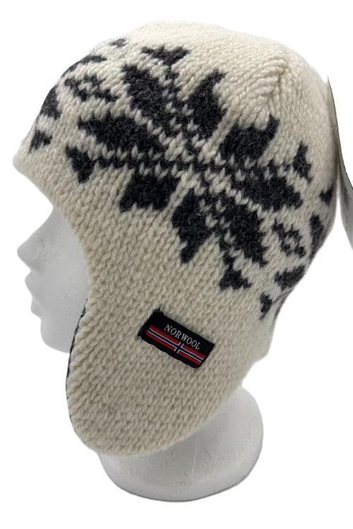 Varme uldne strikhuer af 100% uld fra NORWOOL of Norway