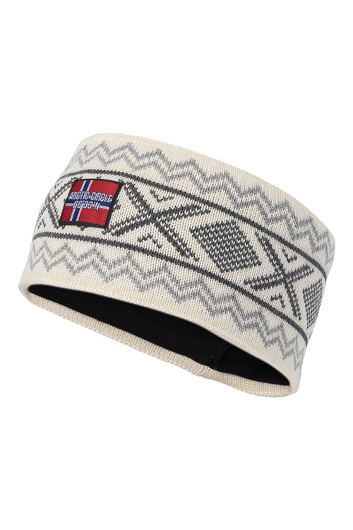 Dame Pandebånd i strik af 100% uld