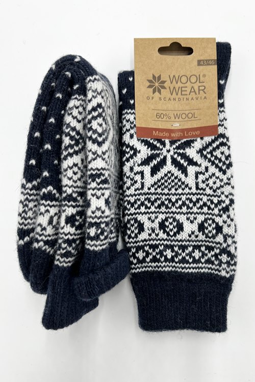 Lammeuldssokker af 60% uld fra WOOLWEAR of Scandinavia