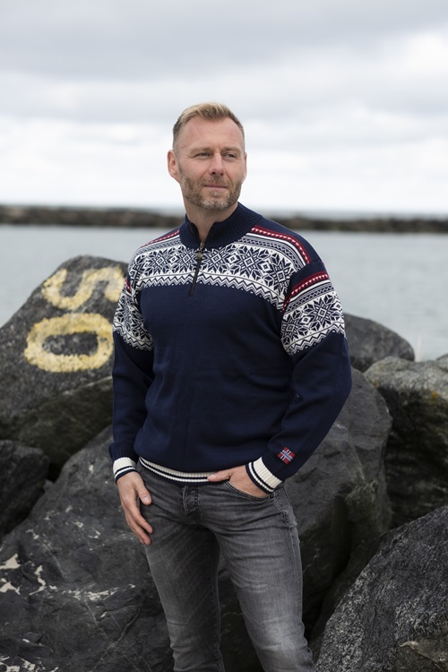 Original norsk sweater af 100% merino uld